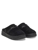 Klapki i japonki damskie - Karl Kani Klapki Samo Slipper PD00002686 Czarny - miniaturka - grafika 1
