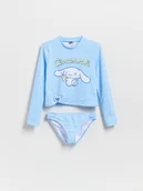 Stroje kąpielowe dla dziewczynek - Reserved - Dwuczęściowy strój kąpielowy Cinnamoroll - jasnoniebieski - miniaturka - grafika 1