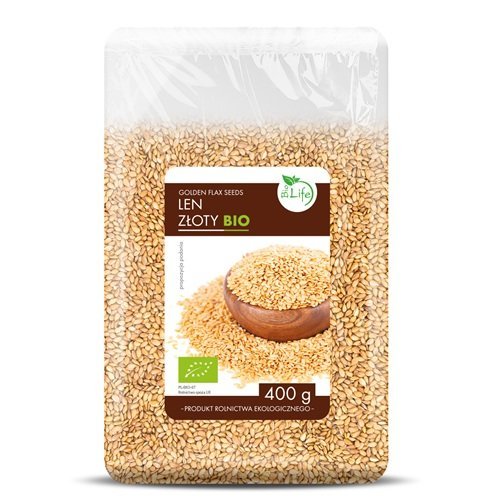 BioLife Siemię lniane złote 400g bio