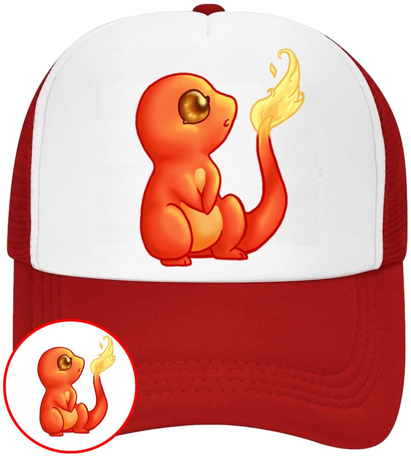 CZAPKA Z DASZKIEM POKEMON PIKACHU DLA DZIECI SIATKA