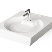 Umywalki - Umywalka na pralkę 75x60x10 cm z syfonem i mydelniczką, PAA - miniaturka - grafika 1