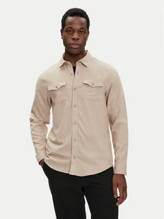 Brave Soul Koszula MSH-230CONANB Beżowy Regular Fit - Koszule męskie - miniaturka - grafika 1