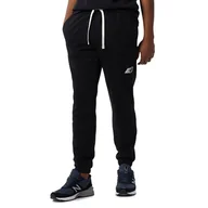 Spodnie sportowe męskie - Spodnie dresowe New Balance MP23504BK - czarne - miniaturka - grafika 1