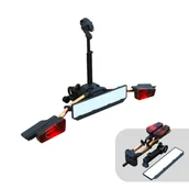 Bagażniki dachowe - Bagażnik rowerowy na hak holowniczy TMK  FLY 01 - orange - miniaturka - grafika 1