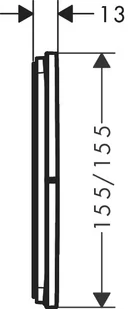 Hansgrohe ShowerSelect Comfort E Zawór odcinający do 3 odbiorników podtynkowy biały mat 15573700 - odbiór osobisty: Kraków, Warszawa - Zawory i kraniki - miniaturka - grafika 1