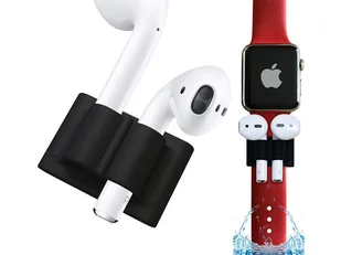 Uchwyt silikonowy zaczep strap do Apple Airpods Biały - Części i akcesoria do laptopów - miniaturka - grafika 6
