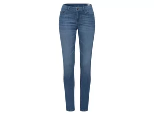 ESMARA ESMARA Jeansy damskie z bawełną, super skinny fit (36, wysoka sylwetka, Niebieski) - Spodnie damskie - miniaturka - grafika 1