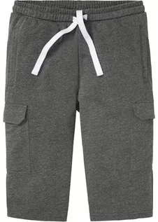 Spodnie damskie - Bermudy dresowe bojówki z kieszeniami z boku nogawek - bonprix - grafika 1