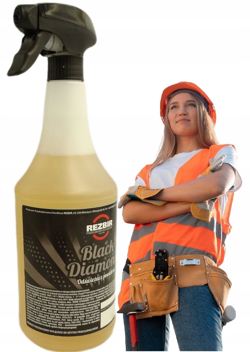 ODŚWIEŻACZ POWIETRZA Rezbir NEUTRALIZATOR ZAPACHÓW zapach BLACK DIAMOND 1 L