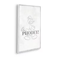 Wyposażenie pokoiku dziecięcego - Disney 100 obraz na blejtramie w ramie z prawdziwego drewna - Donald Duck Phooey! - Rozmiar 40 x 60 cm - pokój dziecięcy, obraz na płótnie, obraz ścienny - miniaturka - grafika 1