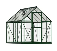 Szklarnie ogrodowe - Palram - Aluminiowa szklarnia Canopia Hybrid 68 Zielony 247x185x208 cm - miniaturka - grafika 1