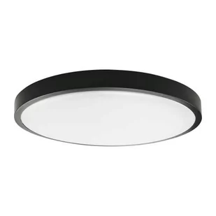 VT-8618S 18W Plafon LED z mikrofalowym czujnikiem ruchu / Średnica: 225mm / Barwa:4000K / Klosz: Okrągły mleczny czarna ramka / IP44 - Lampy sufitowe - miniaturka - grafika 1