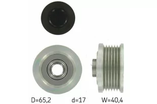 SKF KOŁO PASOWE ALTERNATORA SKF VKM 03206 ALFA ROMEO 147/156/159/GT/BRAVA/BRAVO/CROMA/DOBLO/PUNTO/IDEA/MAREA/MULTIPLA SKF VKM 03206 - Alternatory - miniaturka - grafika 1