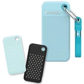 Dyski SSD - Verbatim Pocket SSD 1TB Czarno-polarny niebieski 32324 - miniaturka - grafika 1