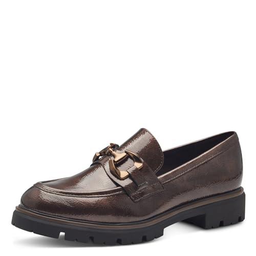 MARCO TOZZI Damskie kapcie 2-24700-43, Mocca Patent, 36 EU