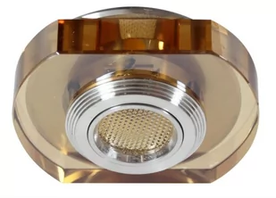 Candellux SS-34 LED 3W Oprawa stropowa szklana bursztynowa 2228914 - Oprawy, klosze i abażury - miniaturka - grafika 1