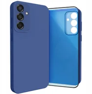 Etui i futerały do telefonów - Etui do Samsung Galaxy M15 Osłona Kamery, Granatowe, Ochronne Szkło 9H - miniaturka - grafika 1
