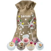 Zestawy kosmetyków damskich - Bomb Cosmetics XMASS - Zestaw Worek Św. Mikołaja Christmas Rein-Cheer 1szt - miniaturka - grafika 1