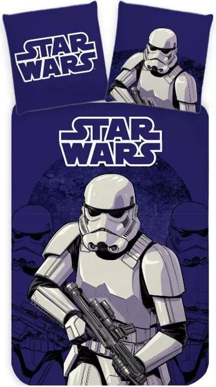 Star Wars, pościel dla niemowląt, wzór Stormtrooper, pościel dziecięca Kołdra 100x135 + poduszka 40x60 cm, 100% bawełna