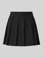 Spódnice - Spódnica mini rozkloszowana z dodatkiem wiskozy model ‘UNNA’ - miniaturka - grafika 1