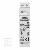 Silniki elektryczne i akcesoria - Stycznik modułowy instalacyjny 25A, 2xNO, 24V AC/DC STM-25-20/24V - miniaturka - grafika 1