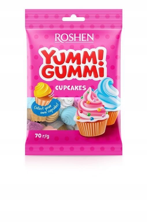 Roshen żelki yummi gummi babeczki 70g
