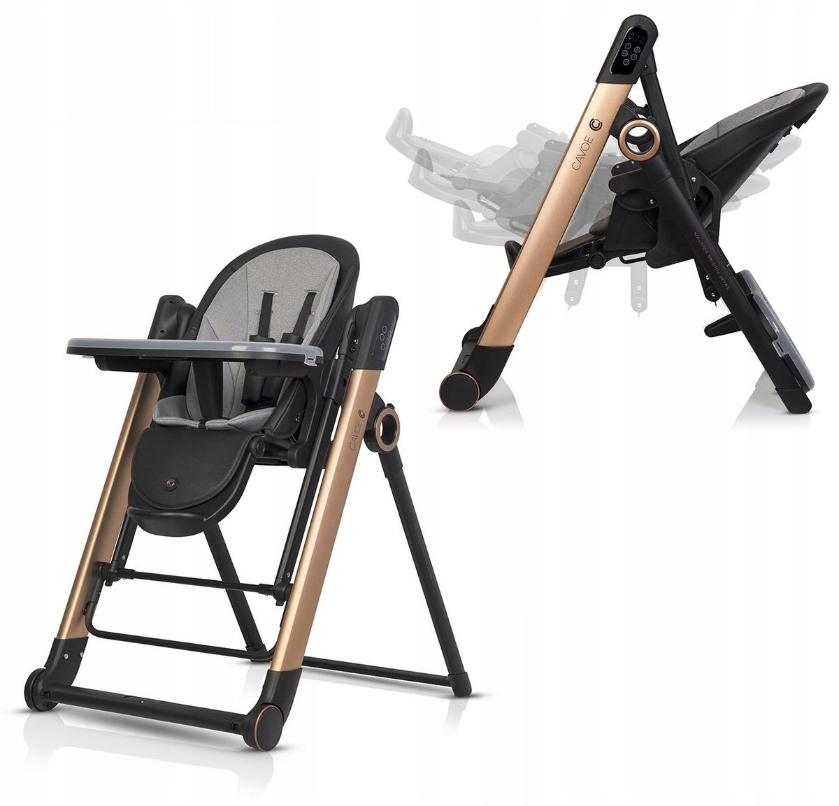 Cavoe Dada Elektryczna huśtawka krzesełko do karmienia / Meteorite