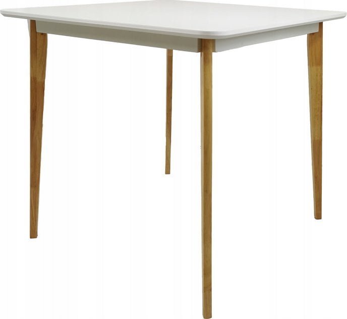 kontrast Stół skandynawski kuchnia salon jadalnia EMMA 80x80x75 biały rama