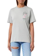 Koszulki i topy damskie - Replay T-shirt damski regular fit, 496 Cement, S - miniaturka - grafika 1