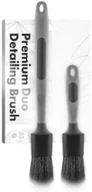 Akcesoria do mycia samochodu - chemicalworkz Ultra Soft Duo Brush Grey SET - Zestaw pędzli detailingowych - miniaturka - grafika 1