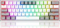 Klawiatury - Redragon FIZZ PRO K616 biało-szary - miniaturka - grafika 1