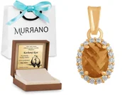 Zawieszki - Złota zawieszka 585 fantazyjna PREZENT GRAWER - miniaturka - grafika 1