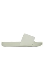 Klapki i japonki damskie - Tommy Jeans Klapki Flag Pool Slide Patent EN0EN02901 Zielony - miniaturka - grafika 1