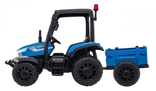 Traktor BLAST Z Przyczepką Niebieski - Pojazdy elektryczne dla dzieci - miniaturka - grafika 7