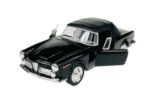 WELLY OLD TIMER 1960 ALFA ROMEO SPIDER 2600 CZARNY Z DACHEM 1:34 42373 - Samochody i pojazdy dla dzieci - miniaturka - grafika 1