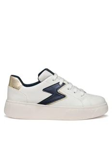 Geox Sneakersy J Mikiroshi J45DVA 054AJ C0899 D Biały - Buty dla dziewczynek - miniaturka - grafika 1