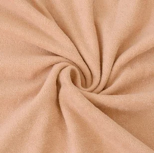 Kvalitex Prześcieradło frotte jasnobeżowe 140x200cm - Prześcieradła - miniaturka - grafika 1