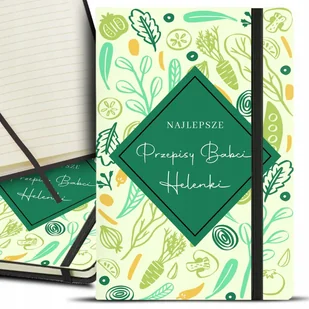 NOTES CZARNY NA NAJLEPSZE PRZEPISY BABCI PREZENT NA DZIEŃ BABCI IMIĘ WZORY - Notesy i bloczki NOTES CZARNY NA NAJLEPSZE PRZEPISY BABCI PREZENT NA DZIEŃ BABCI IMIĘ WZORY - Notesy i bloczki - miniaturka - grafika 1