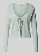 Swetry damskie - Kardigan o kroju regular fit z czystej bawełny model ‘CARLOTTA’ - miniaturka - grafika 1