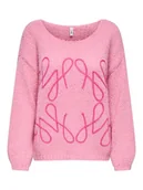 Swetry damskie - ONLY Sweter w kolorze jasnoróżowym - miniaturka - grafika 1