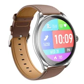 Smartwatch - Hoco HOCO smartwatch z funkcją rozmowy AMOLED Y22 srebrny - miniaturka - grafika 1