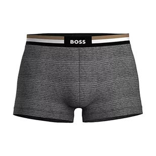BOSS Men's Motion Trunk, Black, XXL, czarny, XXL - Kąpielówki męskie - miniaturka - grafika 1