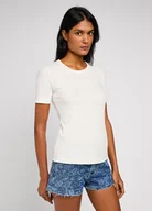 Koszulki i topy damskie - Damska koszulka t-shirt Lee ELBOW M - miniaturka - grafika 1