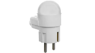 Wtyczka 16A 2P+Z Uni-Schuko z lampką 250V biała WT-16U/L - Gniazdka elektryczne - miniaturka - grafika 1