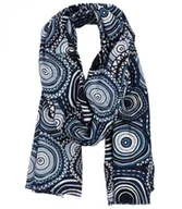 Apaszki i szaliki damskie - Ciepły stylowy szal szalik Chusta abstrakcyjny miękki gładki 180x75 cm - miniaturka - grafika 1