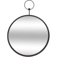 Lustra - Atmosphera Lusterko ścienne okrągłe 30 cm kolor czarny 169330 - miniaturka - grafika 1