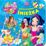 Książki edukacyjne - Królewna Śnieżka Książka z puzzlami - Paulina Kaniewska - miniaturka - grafika 1