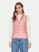 Kamizelki damskie - Guess Jeans Bezrękawnik W5RN55 WHAB2 Różowy Regular Fit - miniaturka - grafika 1