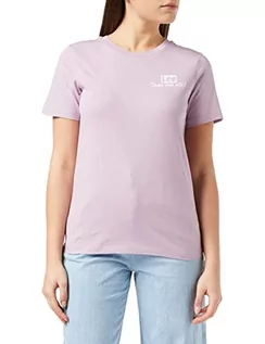 Koszulki i topy damskie - Lee Damska koszulka Seasonal Graphic Tee T-Shirt, śliwka, XS - grafika 1