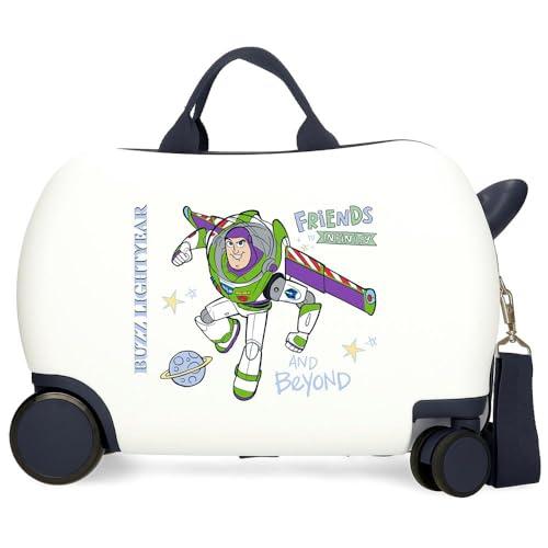 Joumma Disney Friends to Infinity and Beyond walizka dziecięca biała 45 x 31 x 20 cm sztywny ABS 24,6 l 1,8 kg 4 koła bagaż podręczny, biała, walizka dziecięca